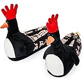 Coddies Feathers McGraw Slippers - Wallace & Gromit Slippers - Plush Penguin Gag Gifts for Her & Him - Silly Gifts for Men, Women & Teens