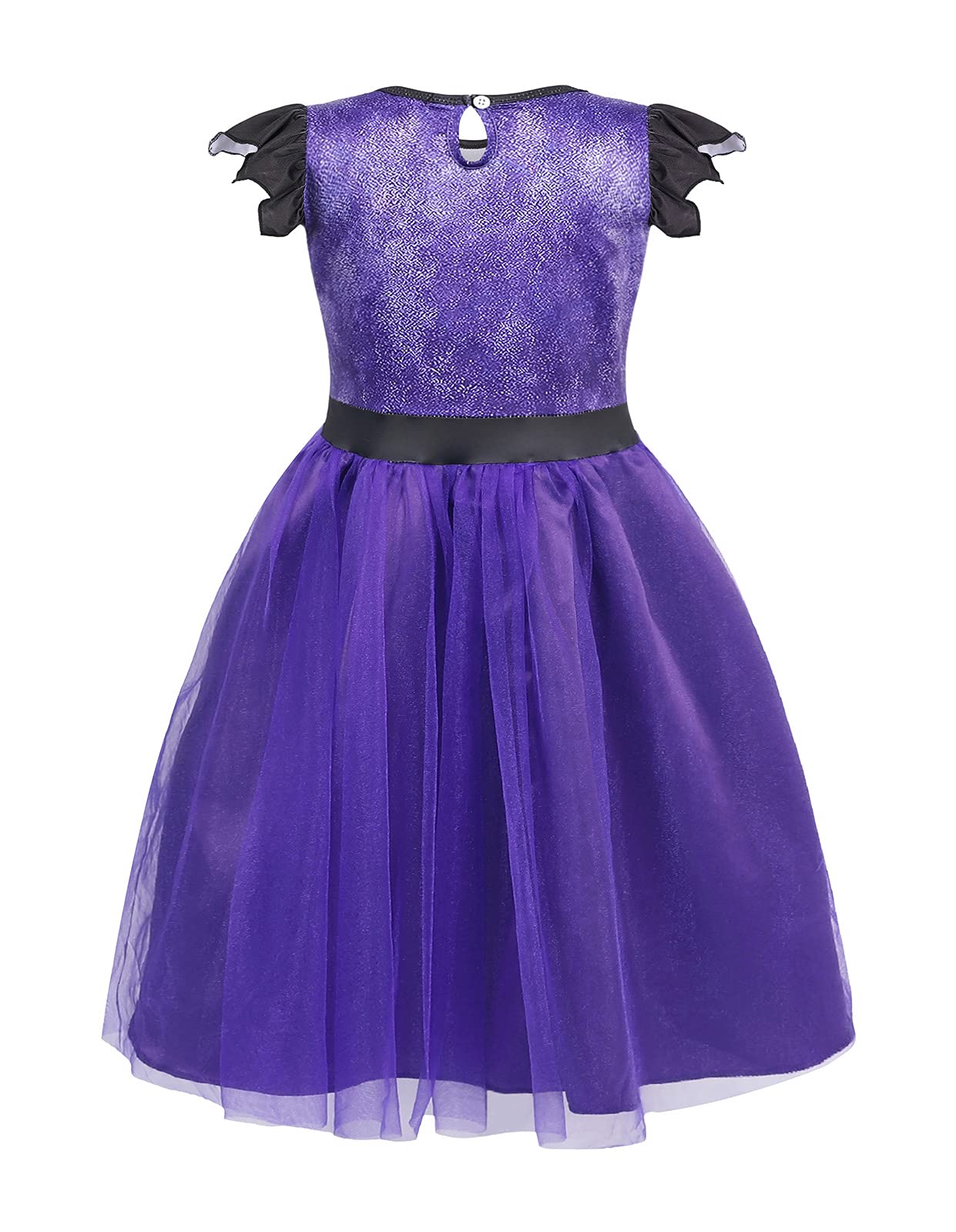 Descendants Costume Princess Dress Up Outfits Halloween Party Cosplay Dress with Wig
