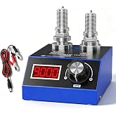 Spark Plug Tester Dual Holes 500-9000rpm Adjustable Working Frequency | Automotive Engine Ignition Coil Tester with LCD Display,110V/220V Car Spark Plugs Tester Tool for 12V Gasoline Vehicle