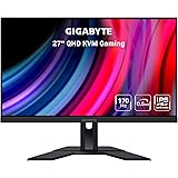 GIGABYTE M27Q 27" 170Hz 1440P -KVM Gaming Monitor, 2560 x 1440 SS IPS Display, 0.5ms (MPRT) Response Time, 92% DCI-P3, HDR Re