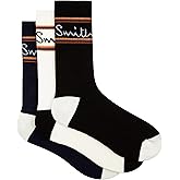 PS Paul Smith Men's 3-Pack Sports Socks, Multicolor, One Size