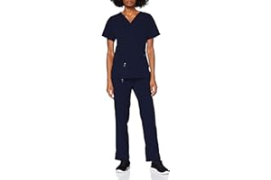 ADAR UNIFORMS Adar Pro Breakthrough Plus Scrub Set For Women - Enhanced V-Neck Top & Multi Pocket Pants