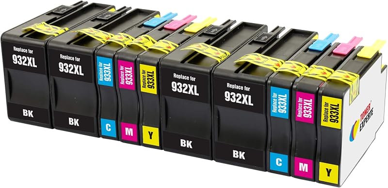 TONER EXPERT 10pk XL Compatible Ink 932 933 for HP Officejet 6100 6600 6700 7610