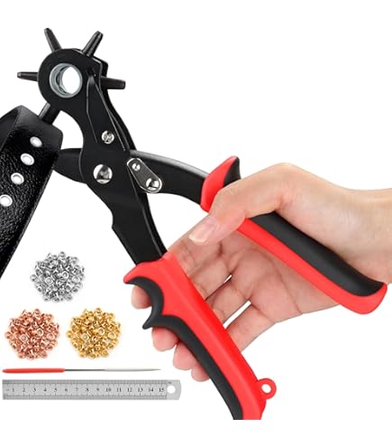 Amazon.com: Tandy Leather Craftool Pro Rotary Leather Punch 3230