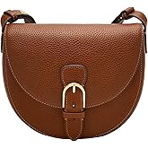 Fossil Women's Everleigh Leather Flap Crossbody Purse Handbag