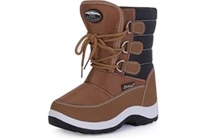 Apakowa Kids Girls Insulated Fur Winter Warm Snow Boots (Toddler/Little Kid)