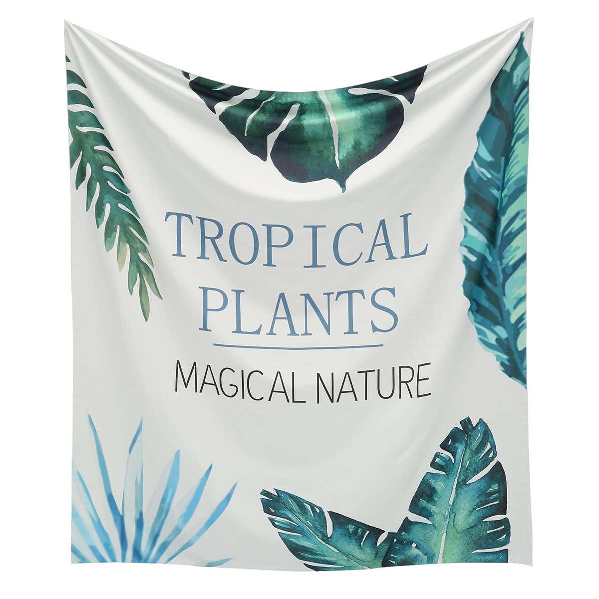 Jeteven Wall Hanging Tapestry Palm Tree Leaves Wall Hanging Beach Towel Wall Tapestry for Bedroom Home Living Room Creative Art Decor 150x130cm