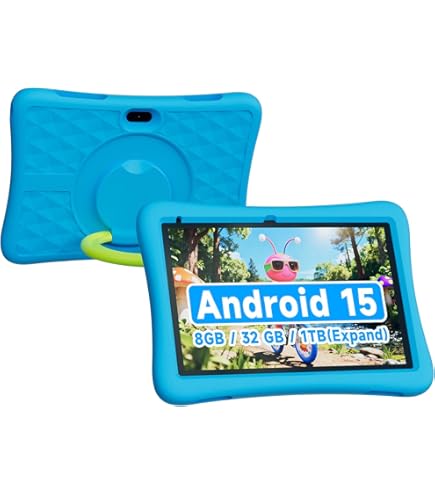 Amazon.com : Android 15 Kids Tablet, 10 inch Tablets for Kids, 8GB