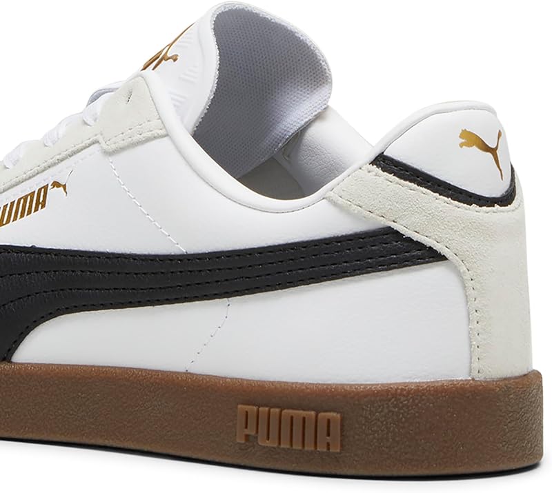 Puma club ii era, tênis adulto unissex, branco preto-cinza vapor, 43 eu