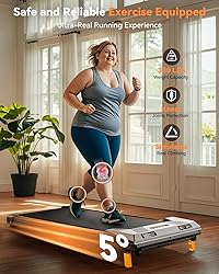 Walking Pad Treadmill, BestGod Incline Under Desk