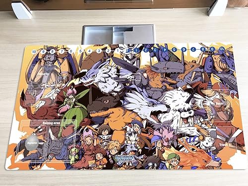 Digimon Duel Playmat Guilmon Veemon Trading Card Game Mat DTCG CCG Mat Rubber Mouse Pad Desk Pad Tcg Play Mat Zones I.397235215