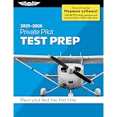 Private Pilot Test Prep 2025-2026: Paperback plus software―pass your FAA exam (ASA Test Prep Series)