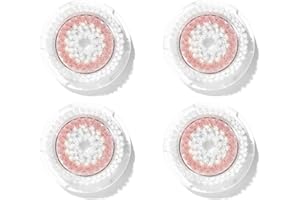 ARICEAN Replacement Facial Cleansing Brush Head, 4 Pack, Compatible with Mia 1, Mia 2, Mia Fit, Alpha Fit, Smart Profile Uplift(Radiance)