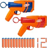 Nerf 2-Pack Foam Dart Blasters with Darts Dual Blaster Set 12 Elite Darts view 1