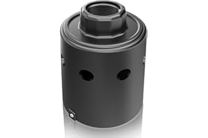 MOESTOONT Float Valve For Water Tank Designed for Water Level Control, Auto Filling&Shut Off, Durable Nylon Resin Water Trough Float Valve for Livestock tank,Stock Tank,Aquariums etc Black 1pc