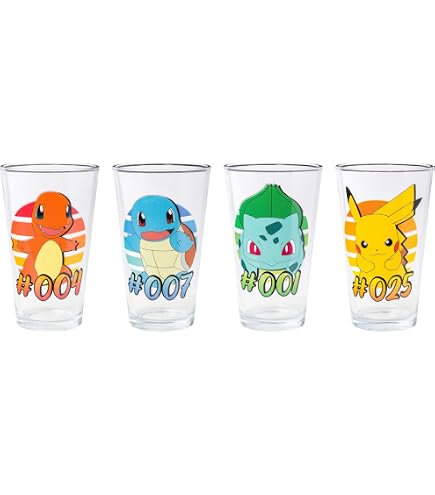 Amazon.com | Kaneshotouki 140161 Pokemon Pikachu Glass Cup Tumbler, 3.1  inches (8 cm), Cut Picture Touch: Tumblers & Water Glasses