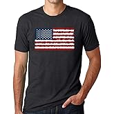 SUWATOIN USA 4th of July Shirts for Men American Flag Short Sleeve Patriotic Independence Day Tee Top