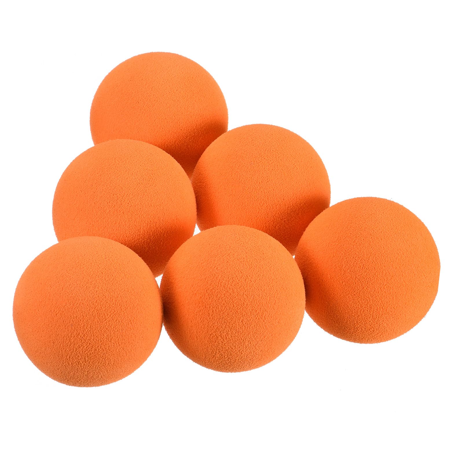 M METERXITY 20 Pack Golf Foam Balls - EVA Sponge Limited Flight Training Balls, Light & Soft, Apply to Indoor Training/Hitting Mat (42mm, Orange)