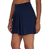 90 Degree By Reflex Tennis Skorts High Waisted Pickleball Skirts with Inner Shorts and Pockets for Women