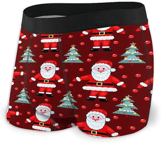 Happy Shorts Herren Retro Boxershorts – Weihnachtsmuster & Coole Designs, Bequeme Baumwoll-Unterwäsche