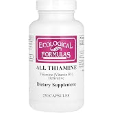 Ecological Formulas All Thiamine, 250 Capsules