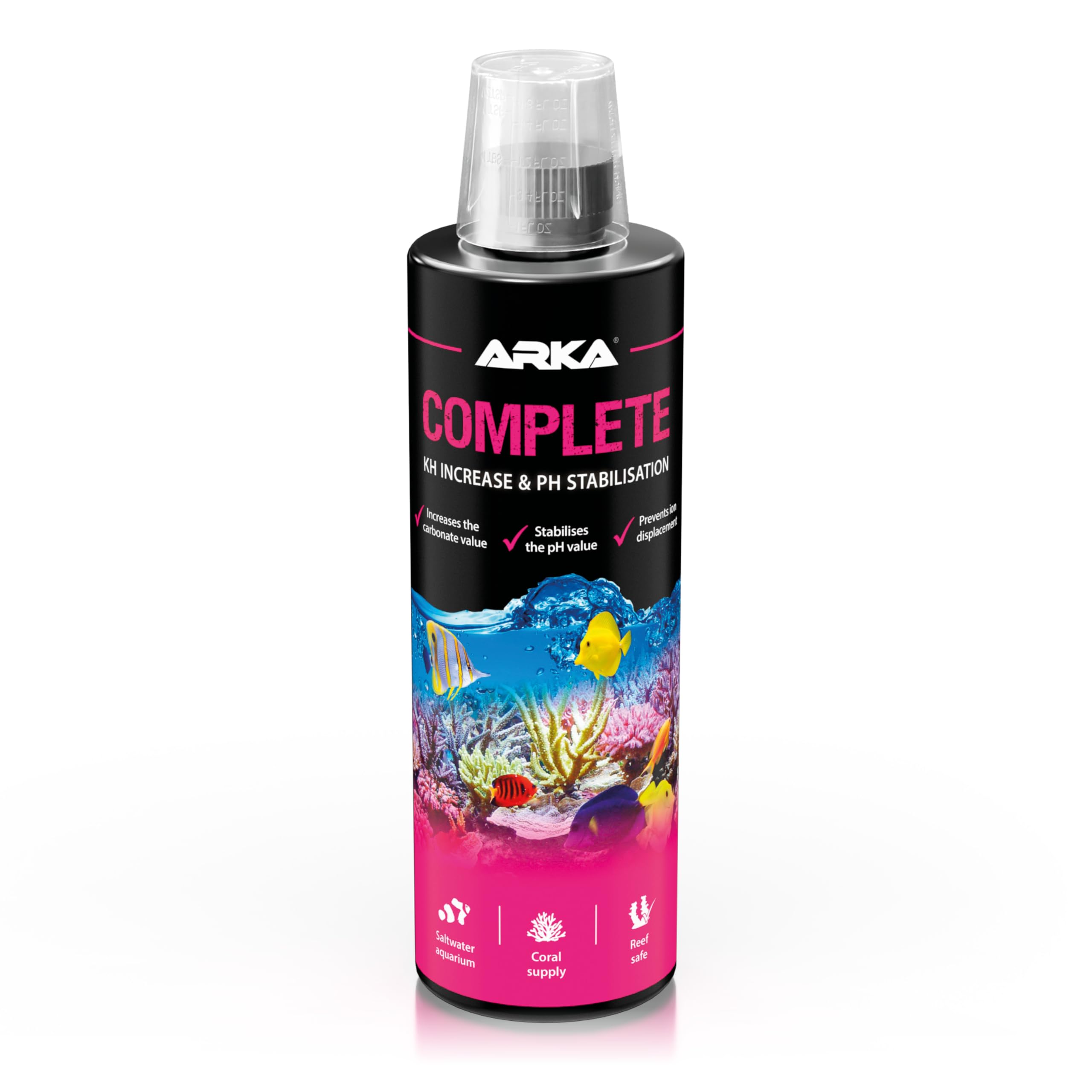 ARKA - Complete – KH & pH stabiliser and optimisation, stable water values, for every saltwater aquarium,