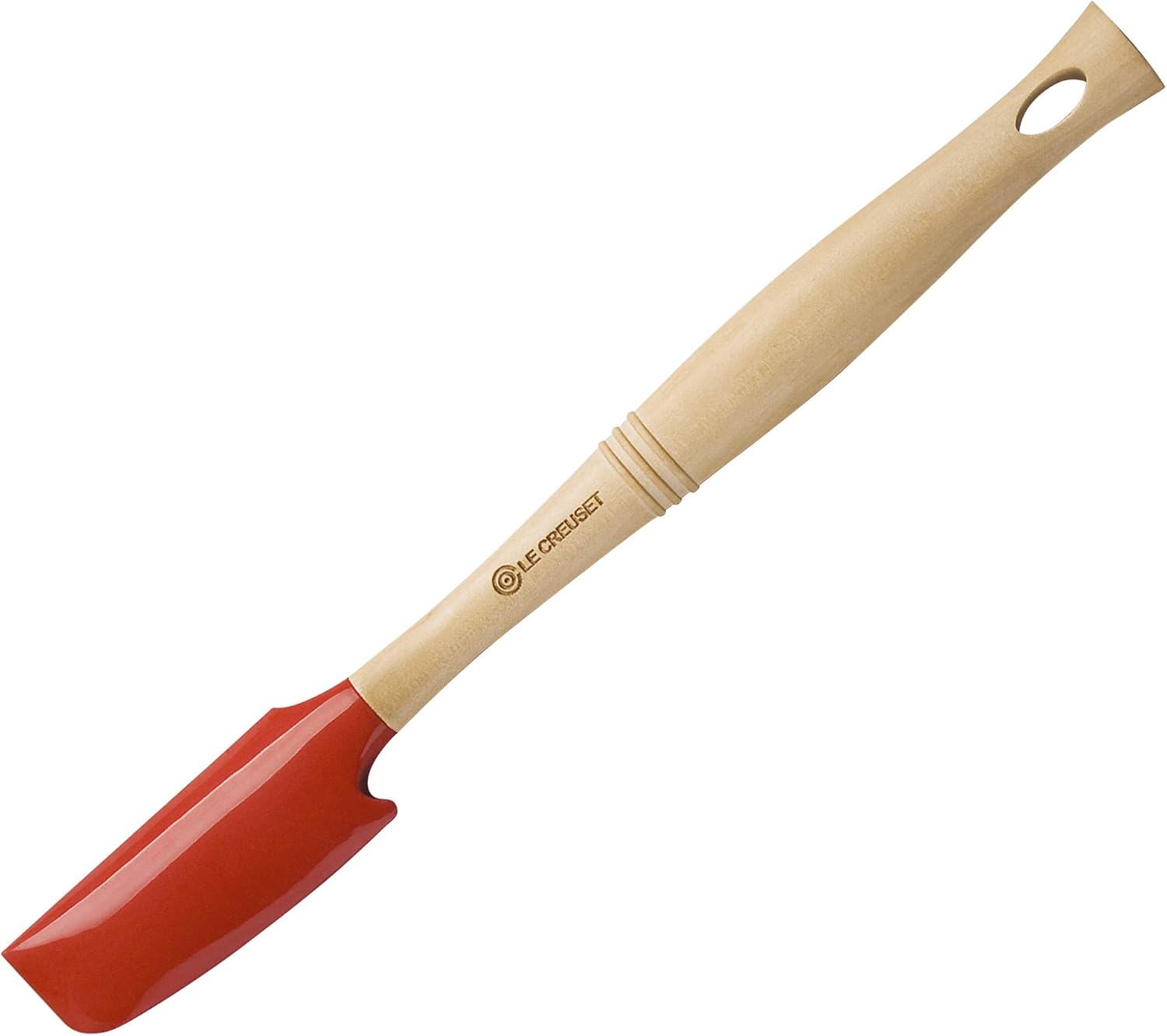 Le Creuset Silicone Professional Jar Scraper, Cerise Spatulas