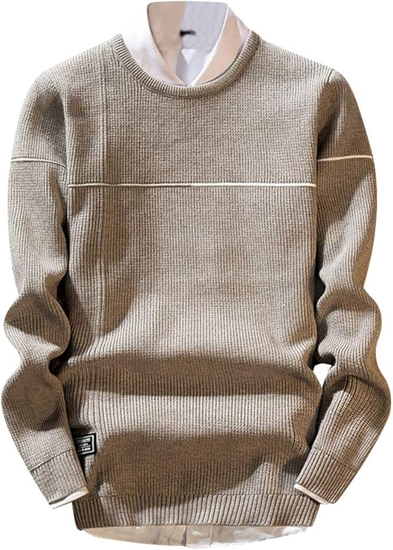 Amazon Mangjiu ニット セーター 冬服 Oネックメンズ 服 長袖 Sweater Mens 秋服 冬 ボーダー メンズニット 防寒 メンズセーター 秋 原宿風 上着 カジュアルロングスリーブニットセータートップスブラウス セーター 通販