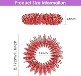 Abeillo 12 Pcs Acupressure Rings Spiky Finger Massagers Stainless Steel view 3