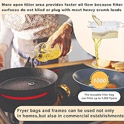 Fryer Filter Bag & Frame, Fryer Oil Filter, Filter
