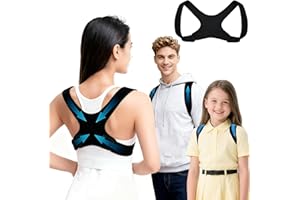 Posture Corrector for Women and Men, Shoulder Back Brace, Adjustable Straightener Hunchback Correction Postures, Small