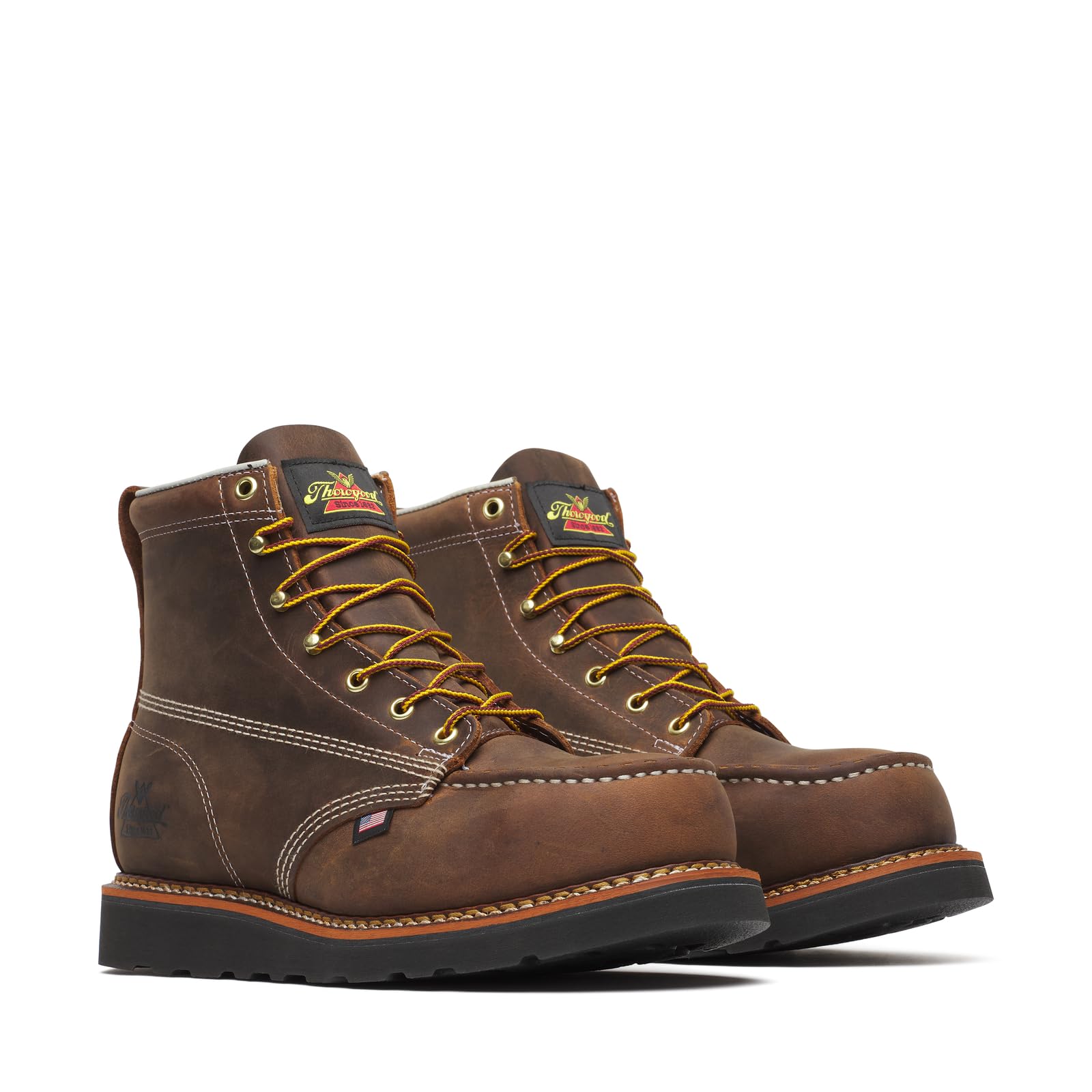 Thorogood American Heritage 6" Steel Safety Moc Toe
