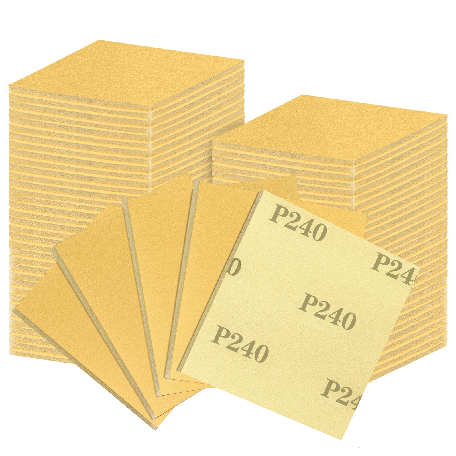 Shineboc 18 Pieces Sanding Sponge, Sanding Block Grit 240, Soft Foam Sand Block Wet Dry Sandpaper for Wood and Metal