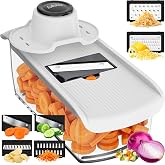 Fullstar Pro Mandoline Vegetable Slicer, 6-in-1 Kitchen Prep Tool | Multi-Blade Veggie Slicer, 5-Cup Container, Fruit Cutter, Grater, Julienne, Dishwasher Safe Kitchen Gadgets &amp; Essentials