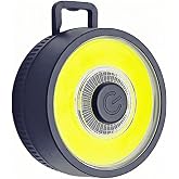 MODOAO LED Work Light ﻿COB with Magnetic Mini Camping Flashlight with Hanging Hook Single Mode Job Site Lighting Night Light Flashlight for Mechanics, Car, Outdoor Camping, Home Emergency (1 Pack)