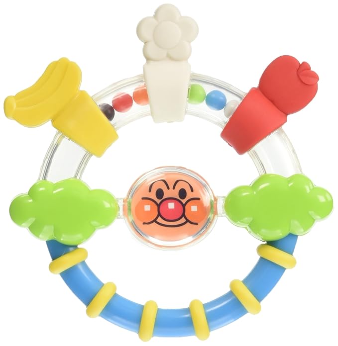 バンダイ ベビラボ アンパンマン NEWはじめてのはがためラトル