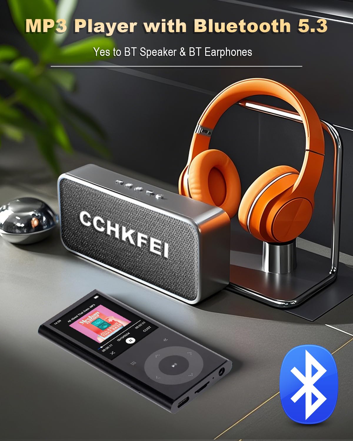 64GB MP3 Player with Bluetooth 2.4