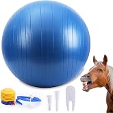 SWYIVY 40 Inch Horse Ball Mega Herding Toy Ball for Horse Stall Boredom | Heavy-duty 40" horse herding ball for exercise &amp; boredom relief. Anti-burst design promotes curiosity, courage &amp; confidence.