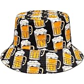 Quanhaigou Bucket Hats Unisex Summer Travel Beach Fisherman Cap for Men Women Teens