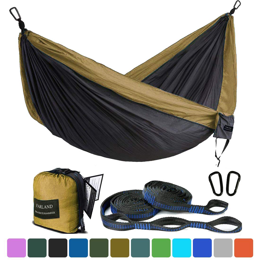 Best double hammock orange blue