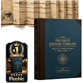 Synchronological History Chart 6,000 Years of Biblical &amp; World Events | One Fold-Out Timeline 23-Foot Biblical and World History Timeline Hardcover 21 Panel Full Color Reproduction