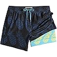 maamgic Mens 5 Inch Stretch Swimming Shorts Compression Liner Swim Trunks Swimwear Bathing Suits Beach Wear Swim Suits