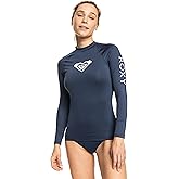 Roxy All Ages Long Sleeve Compression Fit Rashguard UPF 50+ Quick Dry Recycled Swim Shirt