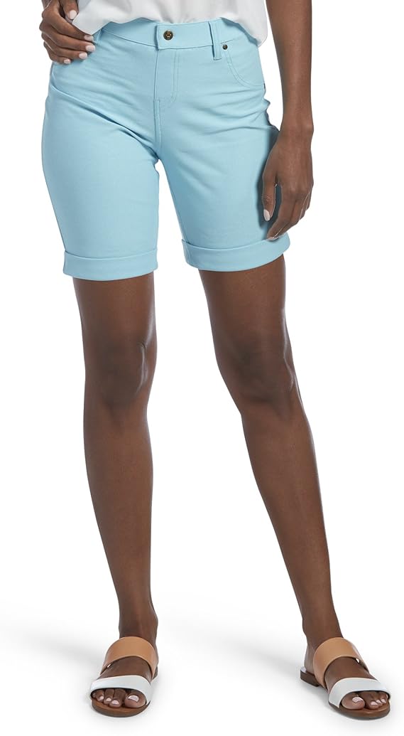 hue essential denim boyfriend shorts