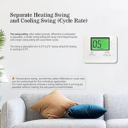 Heagstat Non-Programmable Thermostats for Home