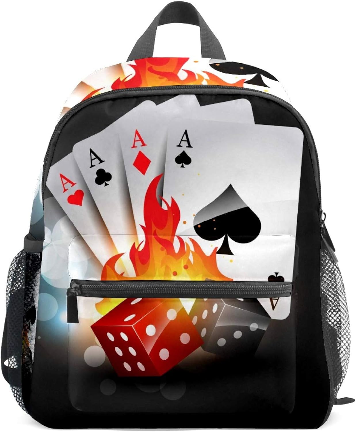 Playing Card Backpack for Girl Boy Children Mini Travel Daypack Primary