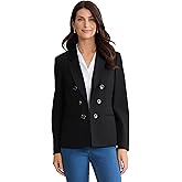 Jones New York Women's Stretch Faux Double-Breasted Blazer