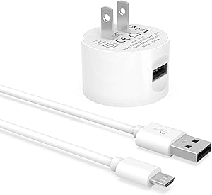 AC Charger Fit for Lenovo Tab 2 A7 A10 A8, Tab3 7 8 10 Plus, Tab4 10 REL, Yoga Tab 2 3 4 8 10, Miix 2 3 8, Smart Tab M8 FHD, M7 E7 E8 E10 PHAB2 TB-8505XS Tablet Adapter Power Supply Cord White