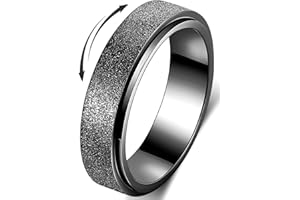 MHWTTY Fidget Spinner Ring Anxiety Ring for Women Fidget Rings for Anxiety Fidget Rings Anxiety Toys Anxiety Relief Ring Toys Fidget Spinner Ring Men Fidget Toys