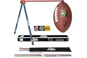 JvVuell Football Kicking Holder Tee, Metals - Field Goal Kickoff Training Practice Stand Equipment Compatible with All Football Size, Kick Goal Posts Gear Accessories for Adult & Youth